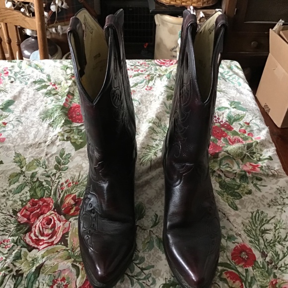 Mens Durango Cowboy Boots - Cowboy Time - Size 10 1/2 D - Nice Dress Boots - Picture 4 of 10